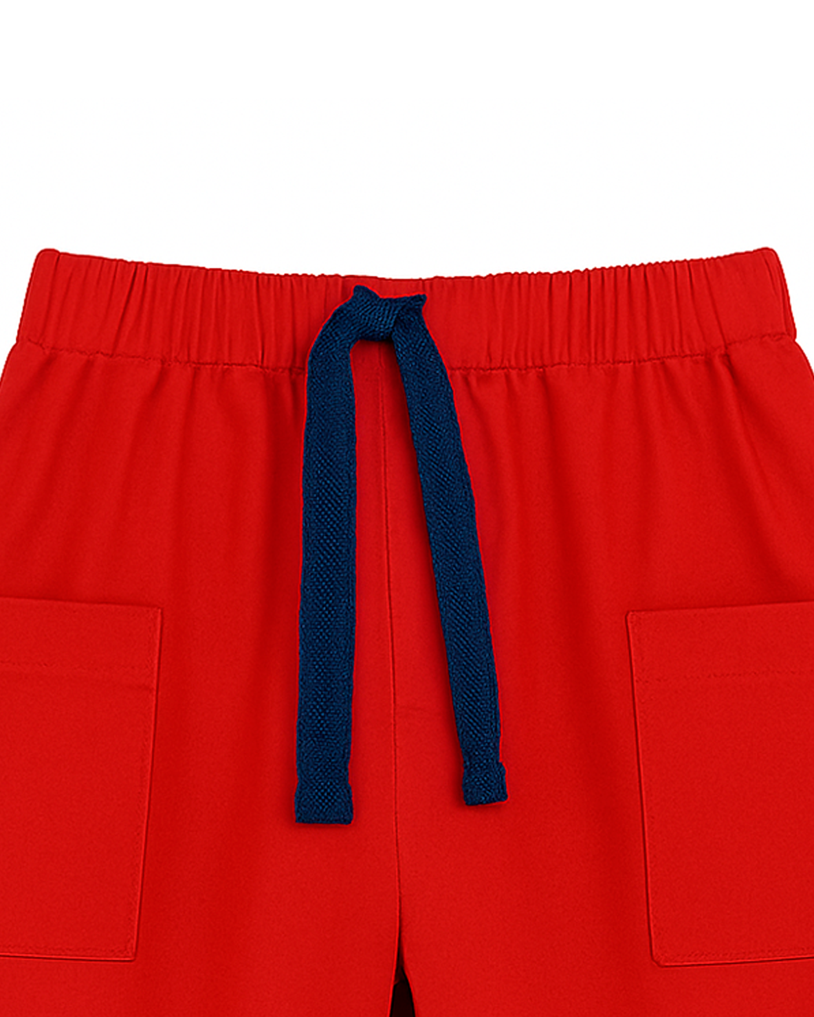 Pantalón Infantil Rojo con Cordón Azul