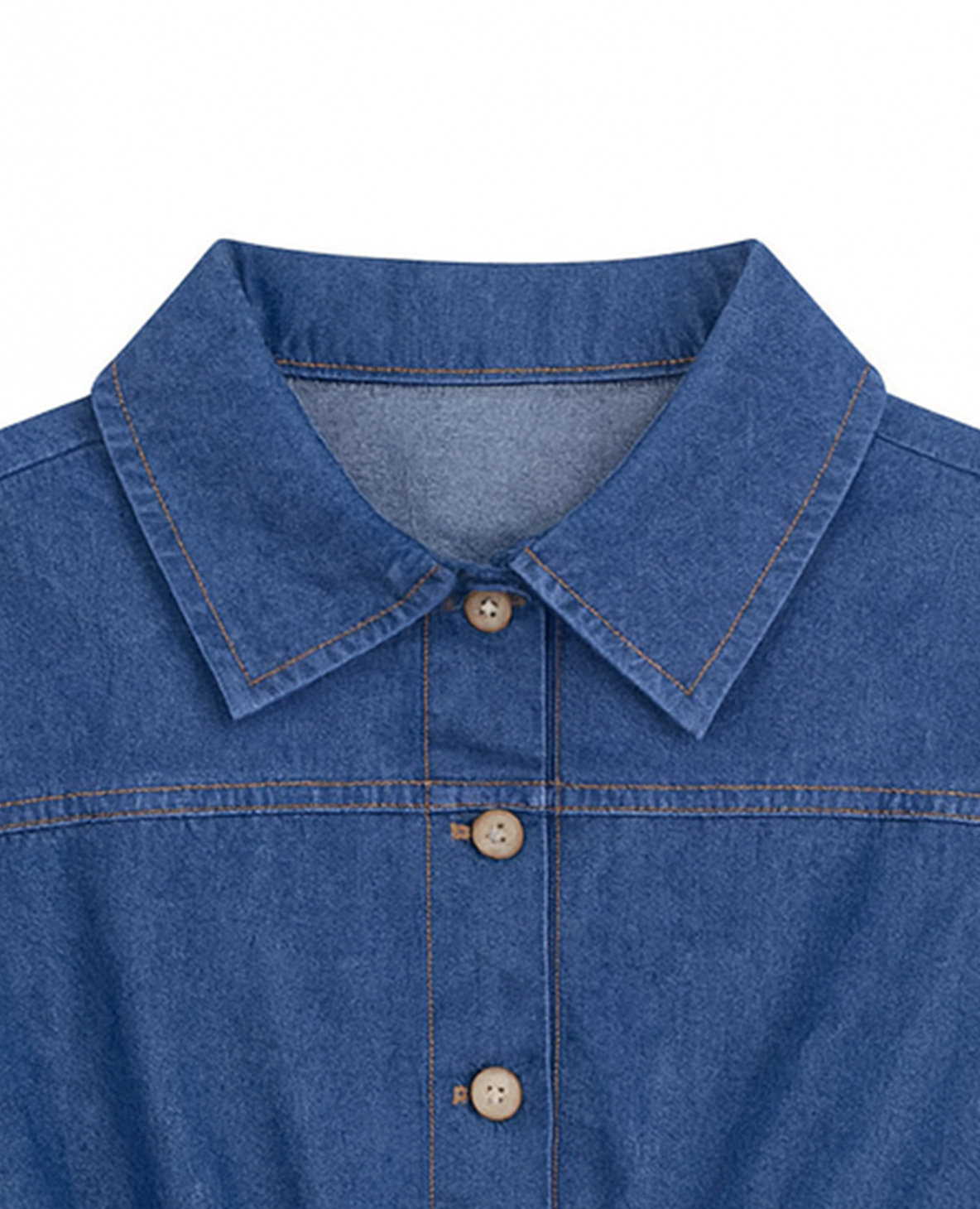 BLUSA M/HOMBRO CAIDO DENIM