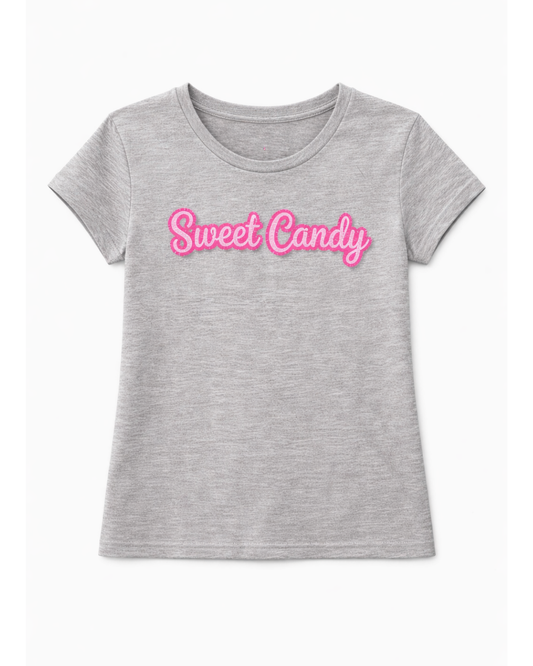 Blusa basica para niña Gris