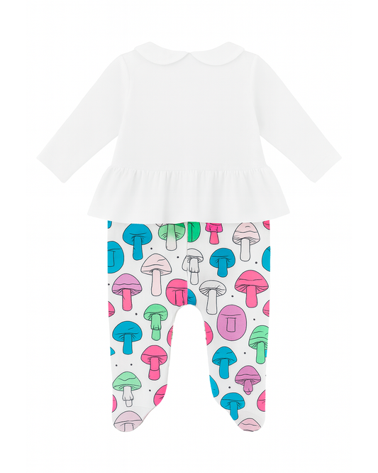 Enterizo Bebé con Estampado de Hongos Multicolor