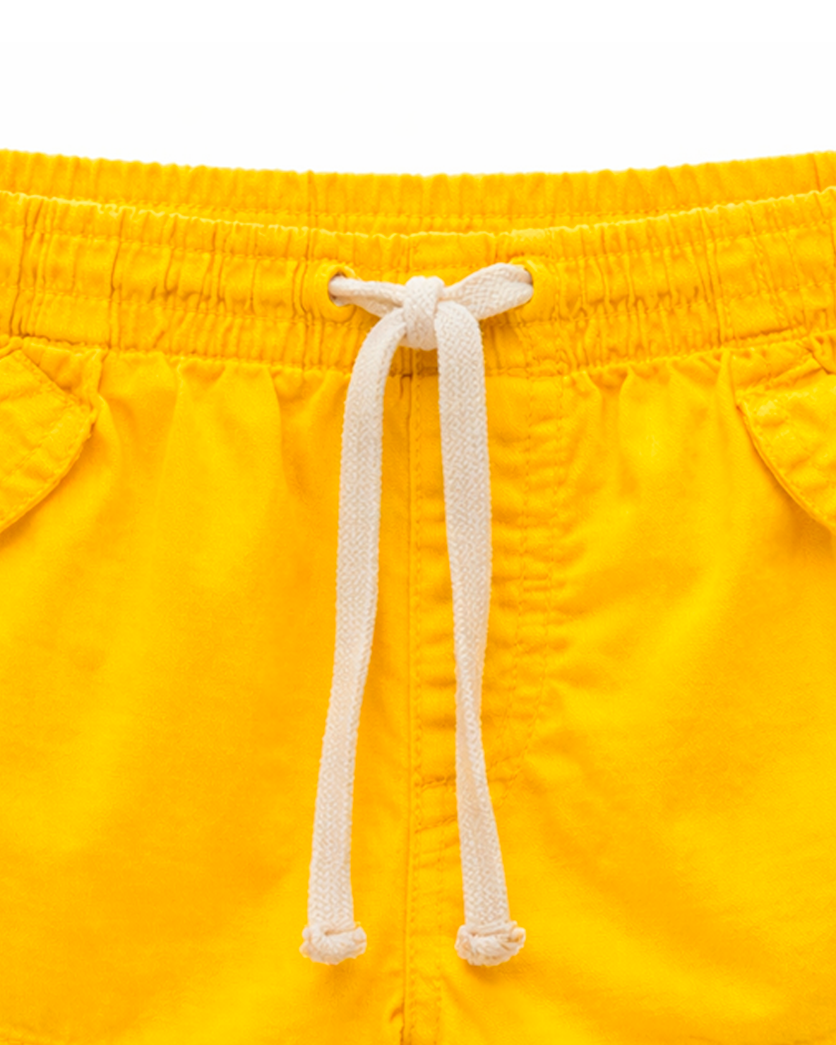 Short Niña Cordón Ajustable Amarillo