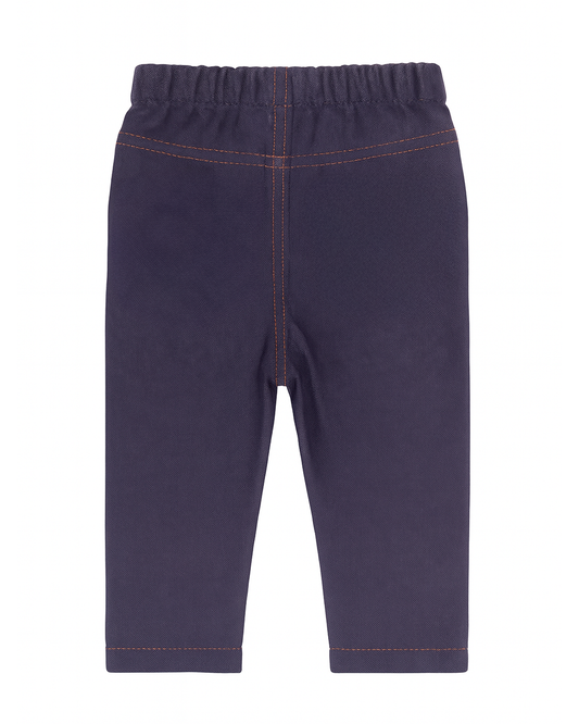 Pantalón Jogger Azul Oscuro con Cordón
