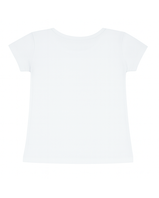 Blusa básica para recien nacida niña Blanca