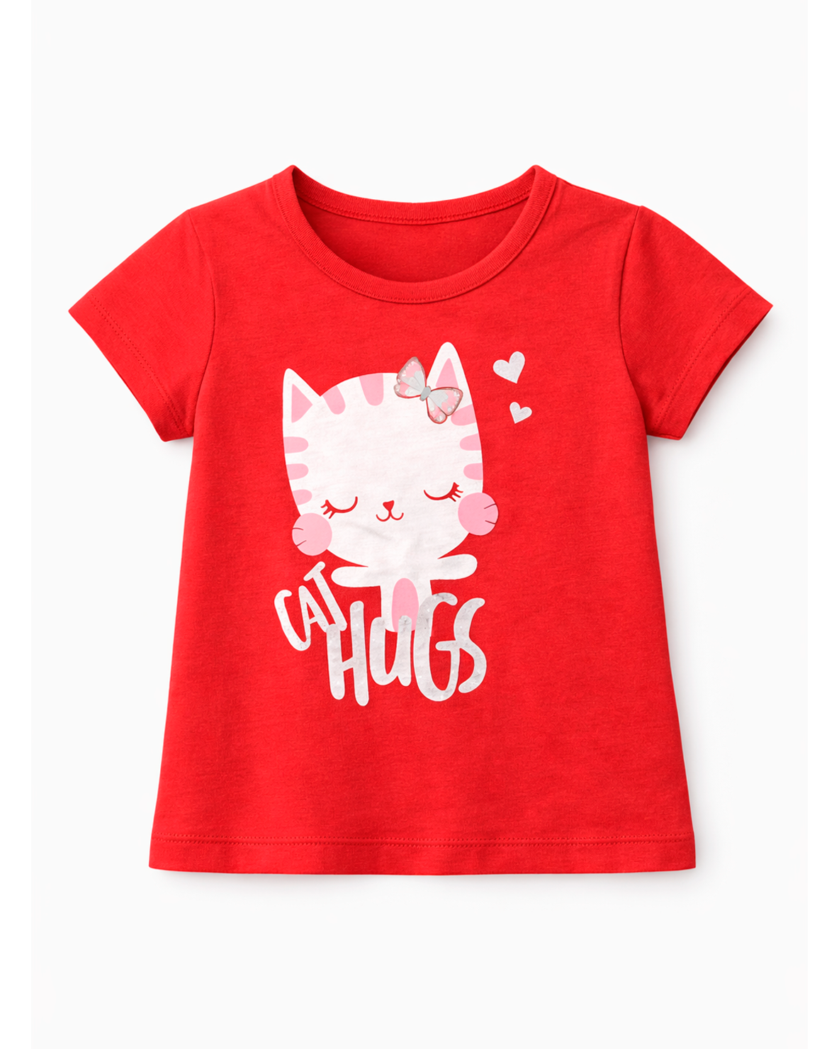 Blusa básica para recien nacida niña Rojo