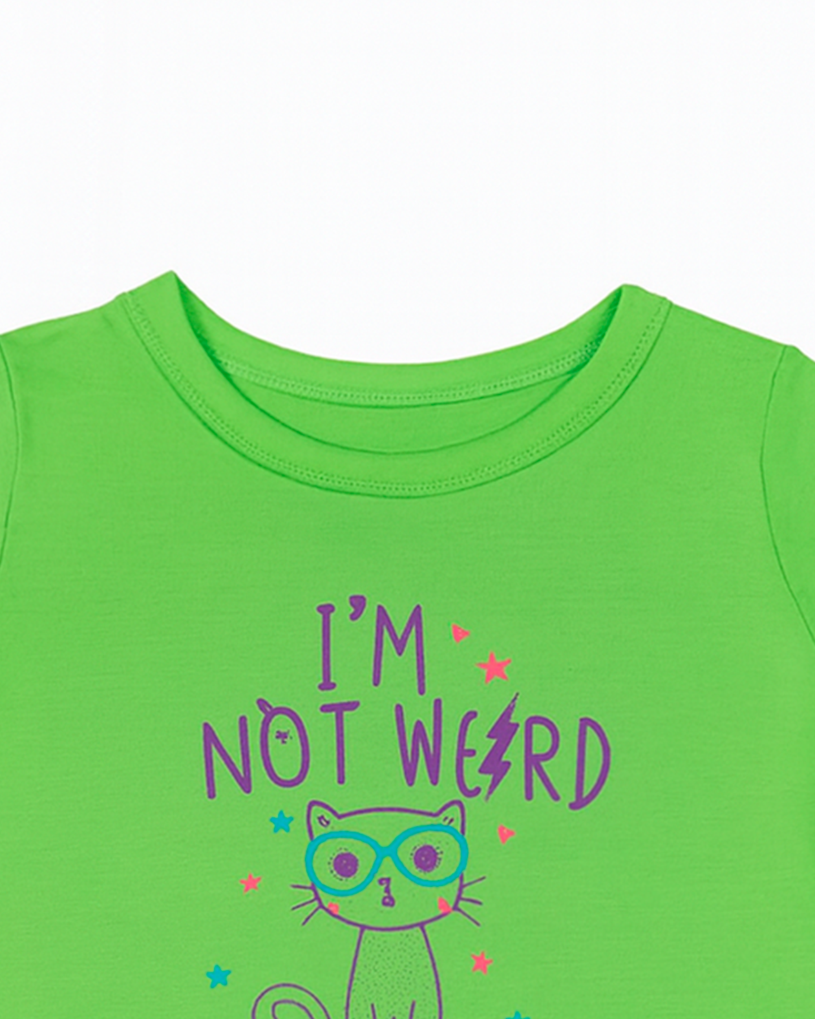 Blusa basica para niña Verde