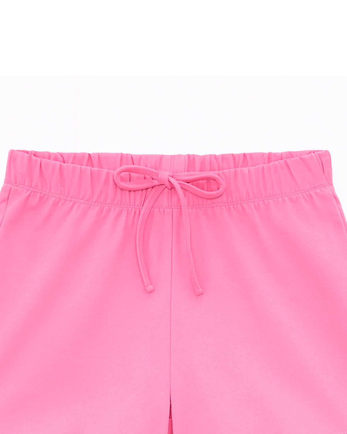 Short rosa con volantes y cintura ajustable