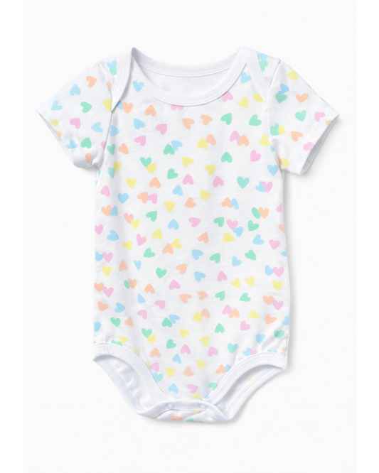 Body para bebé niña Estampado Manga Corta