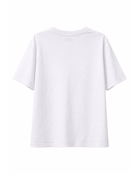 Camiseta Niño Oversize Estampado Texto Blanco