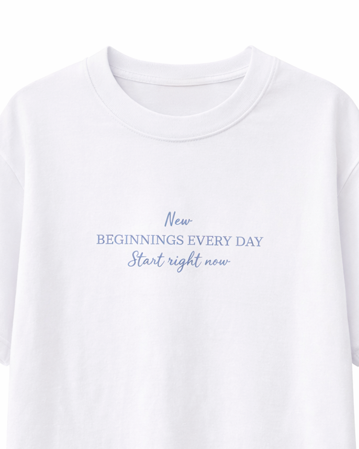 Camiseta Niño Oversize Estampado Texto Blanco