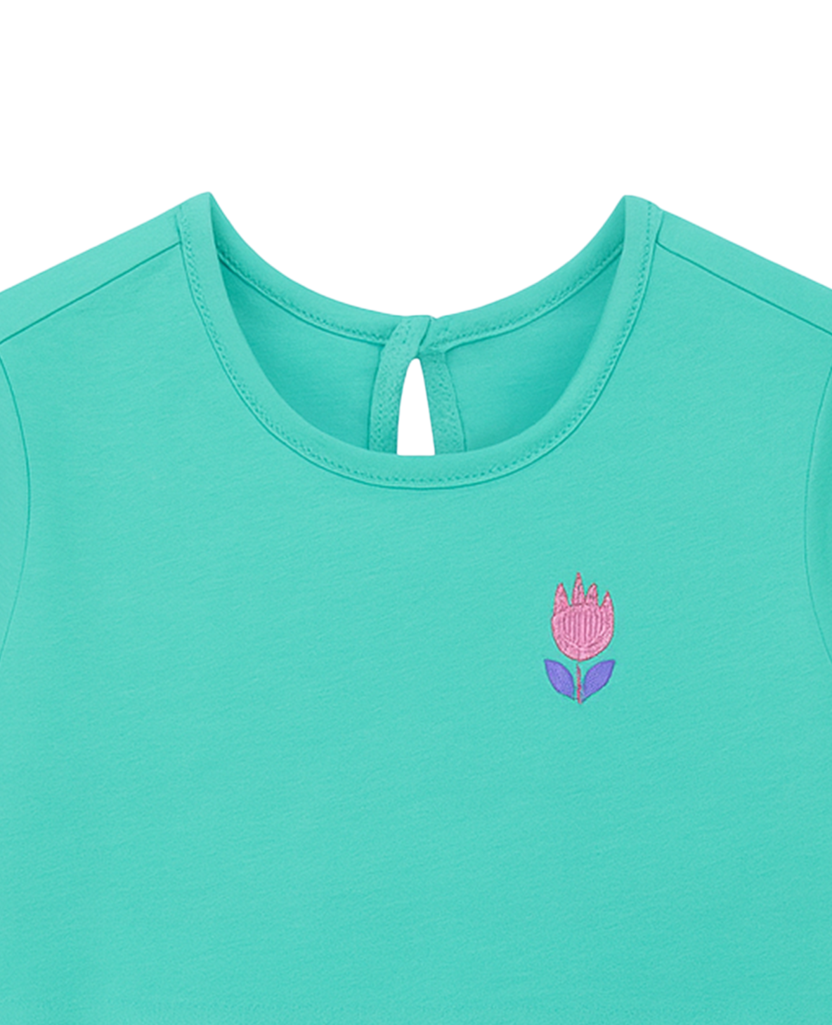 Vestido Infantil Multicolor con Tulipán