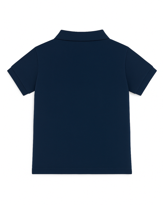 Polo básico para recien nacido niño Azul