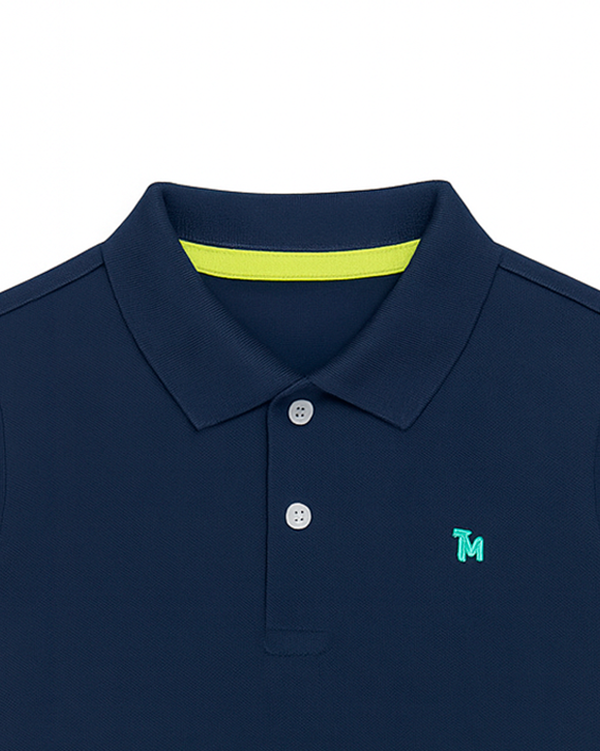 Polo básico para recien nacido niño Azul