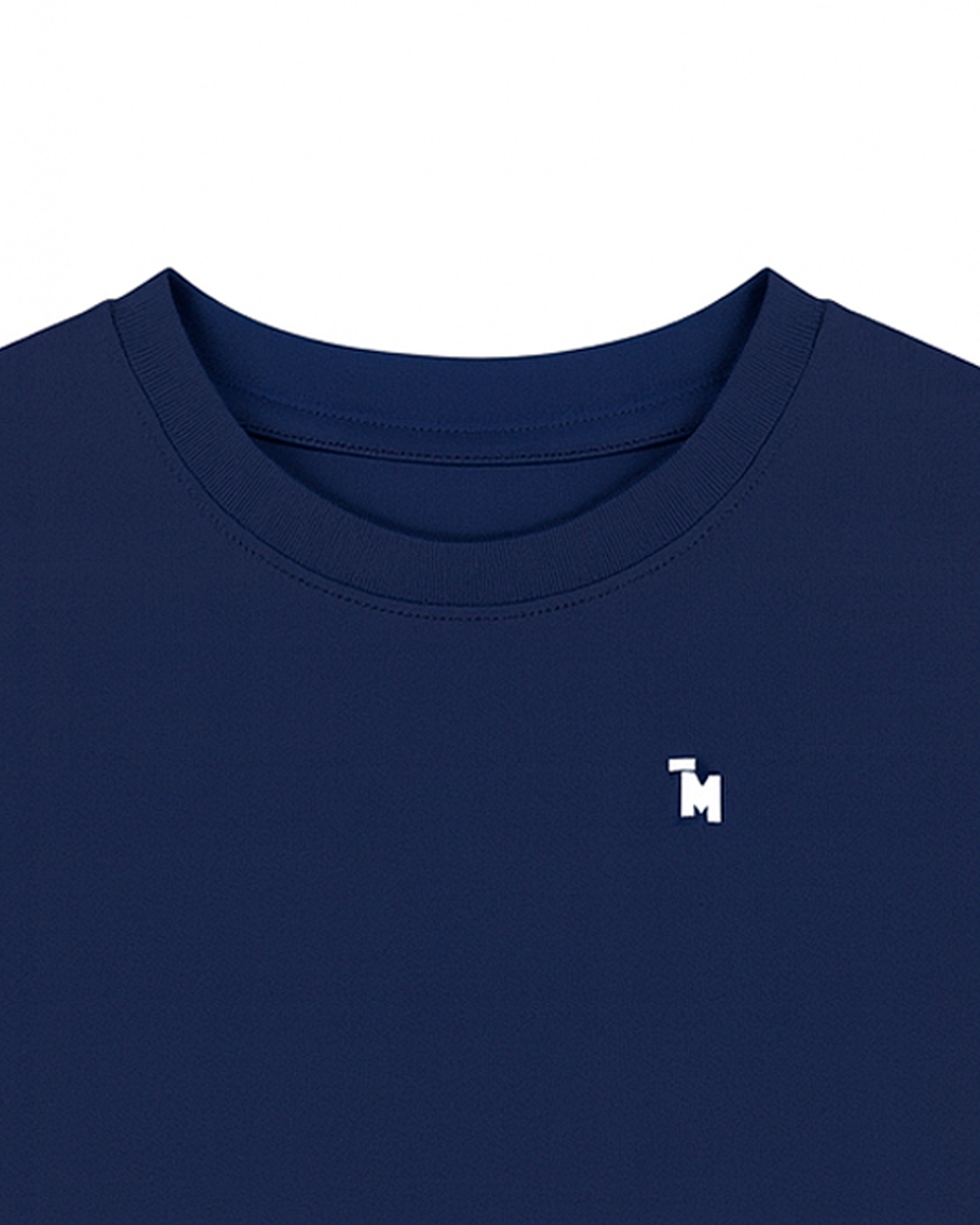 Camiseta basica para niño azul