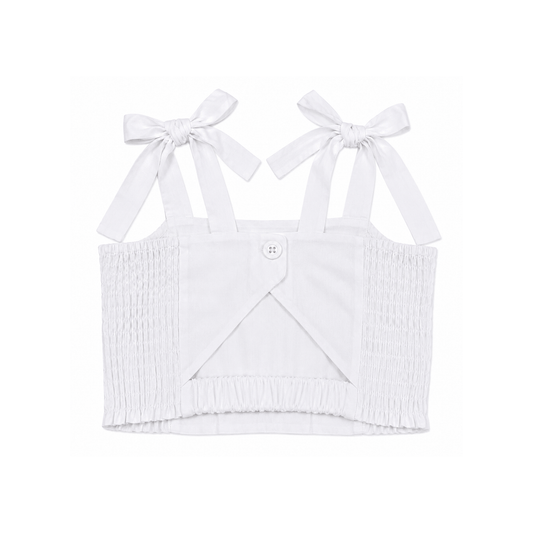 BLUSA BLANCO JUNIOR - NIÑA - COLECCIÓN VIBRAS URBANAS