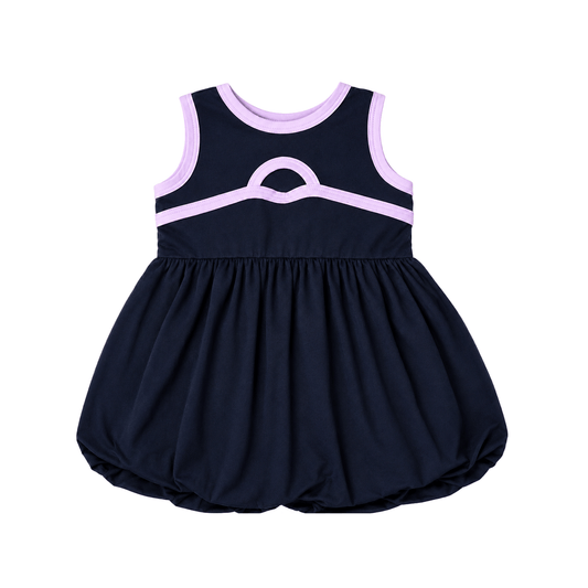 VESTIDO INFANTIL NEGRO - NIÑA - COLECCIÓN VIBRAS URBANAS