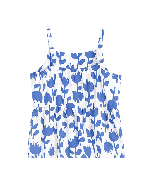 BLUSA TIRA GRADUABLE NIÑA TULIPAN