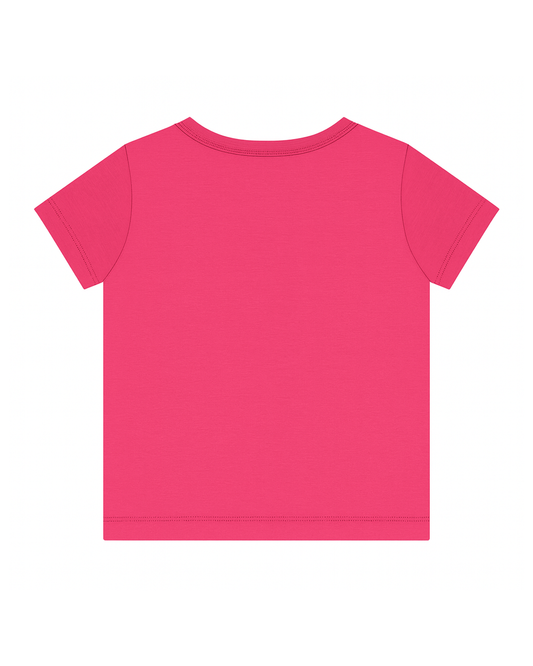 Blusa básica para recien nacida niña Coral