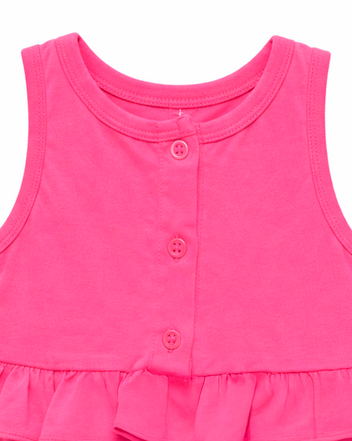 Body Rosa para bebé con Bolero y Botones Frontales