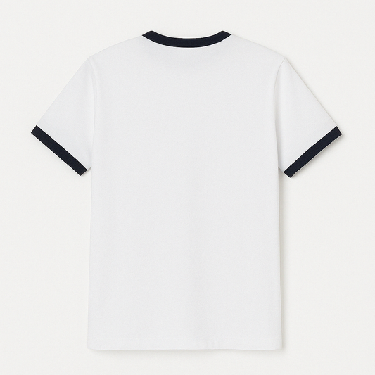 Camiseta henley manga corta