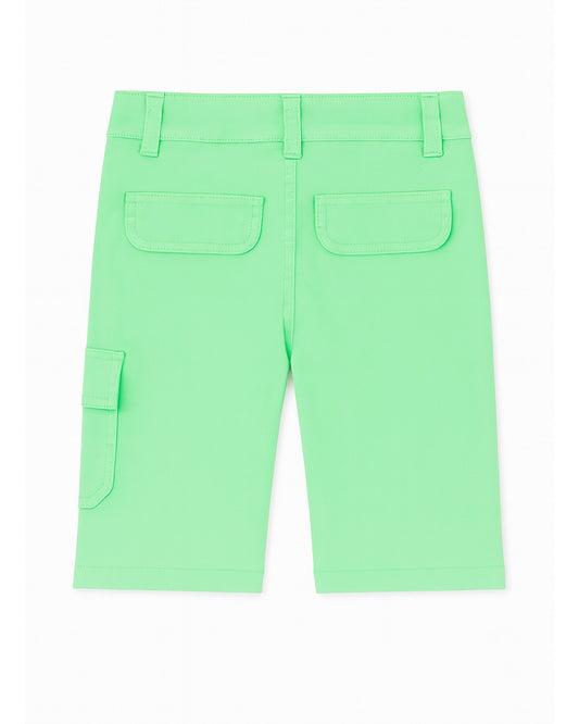 Bermuda Cargo Casual - Verde Lima Brillante