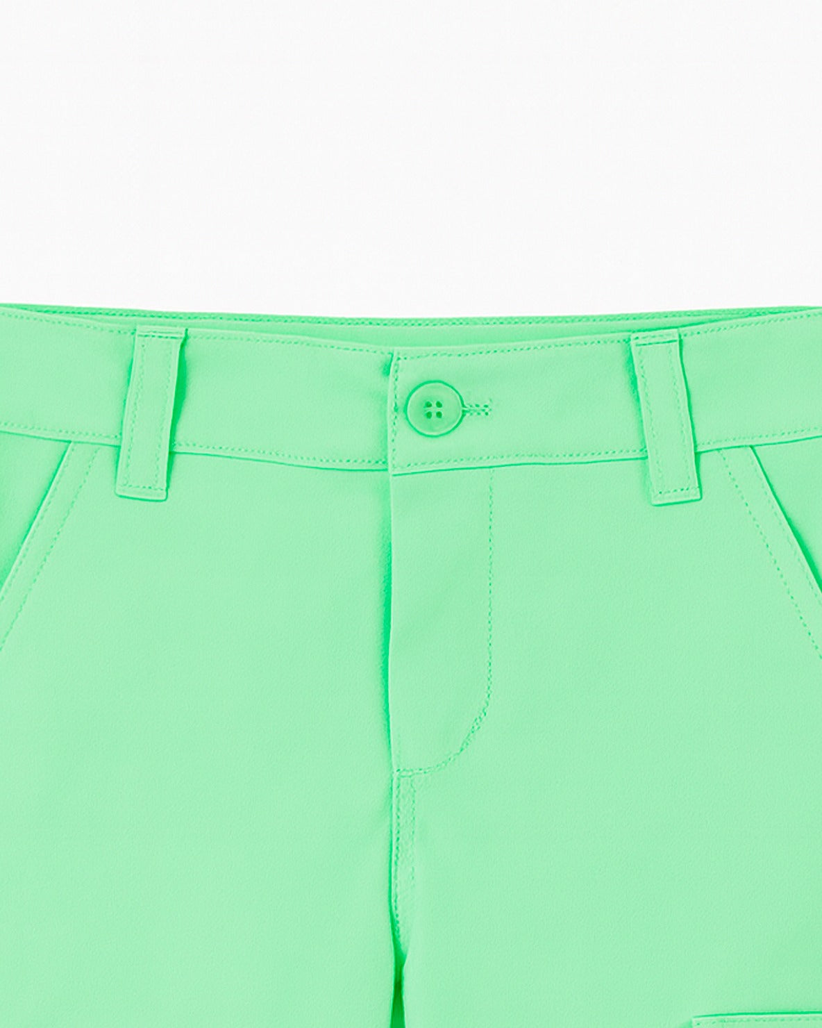 Bermuda Cargo Casual - Verde Lima Brillante
