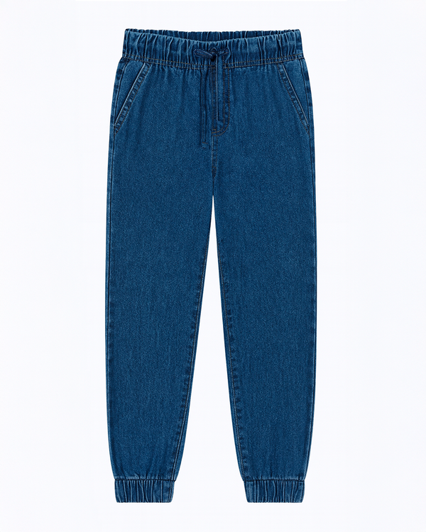 PANTALON DENIM PRETINA CON HILADILLA NIÑA