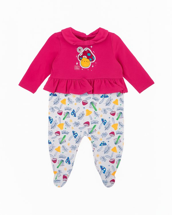 PIJAMAS ENTERIZO NIÑA MAGENTA