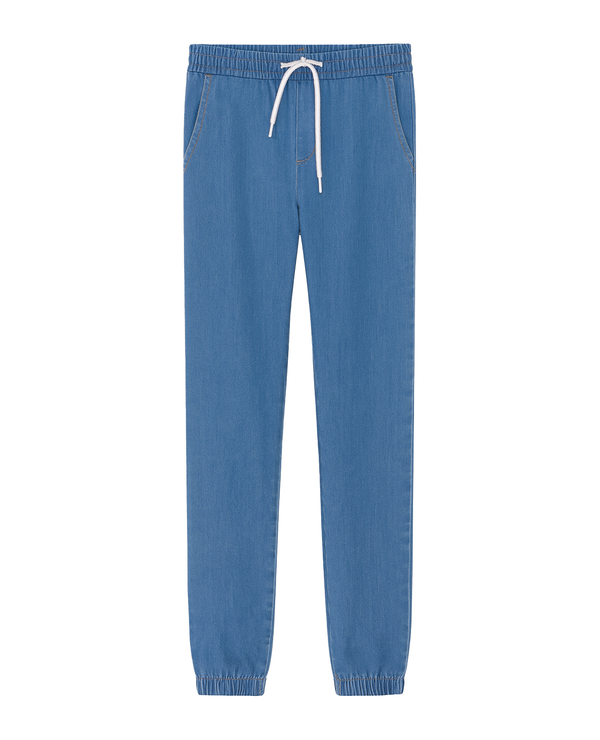 PANTALON DENIM PRETINA CON HILADILLA NIÑO