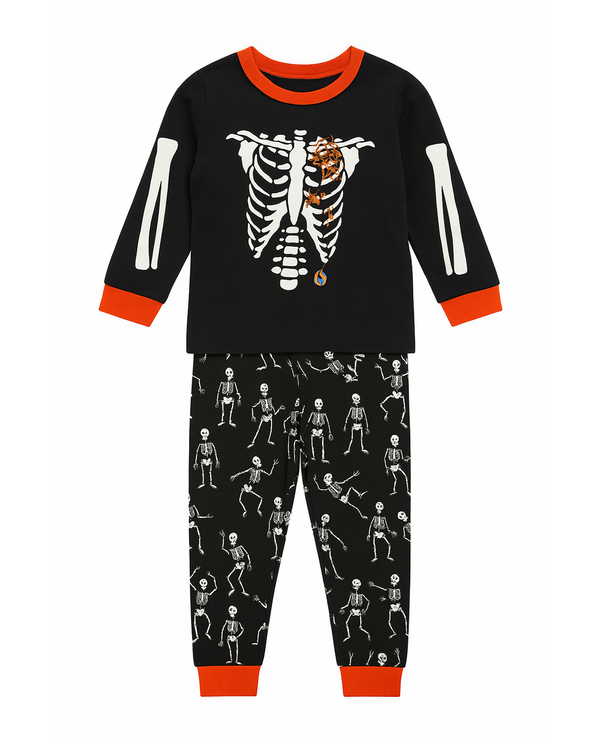 PIJAMA M/LARGA NIÑO ESQUELETOS