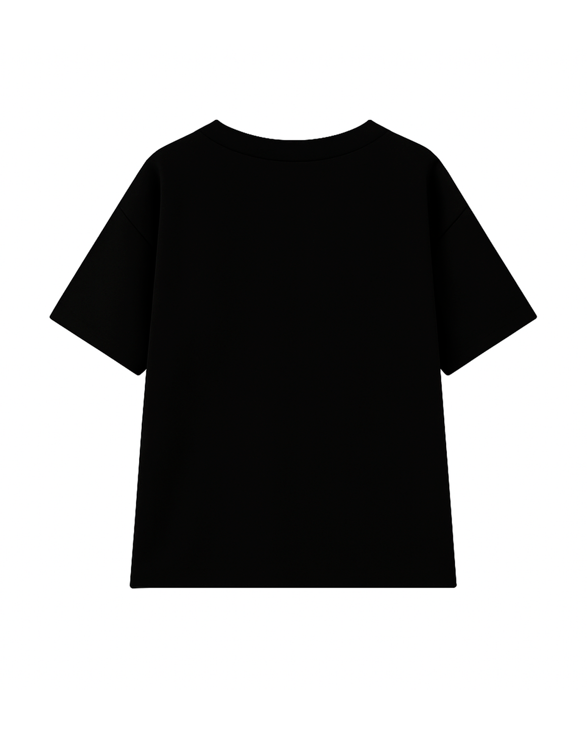 Camiseta Oversize Negra con Estampado “It’s Nice to Be Nice”