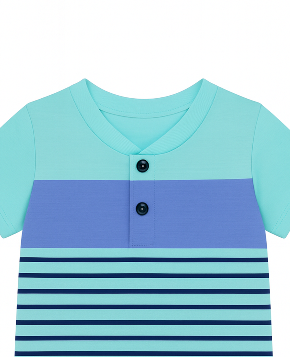 Body Rayado Azul para Bebé