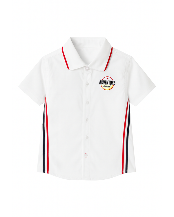 CAMISA MANGA CORTA BLANCO NIÑO