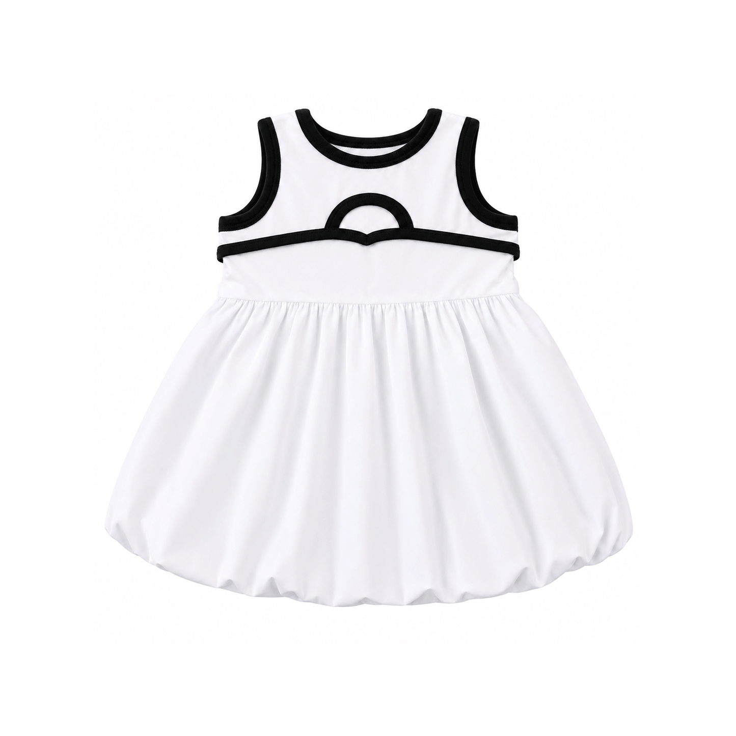 VESTIDO INFANTIL BLANCO - NIÑA - COLECCIÓN VIBRAS URBANAS