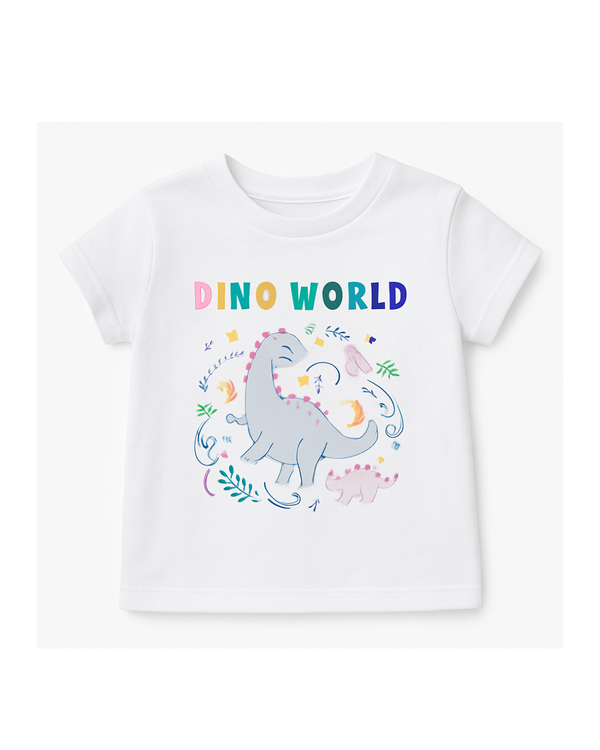 Camiseta con Estampado de Dinosaurio