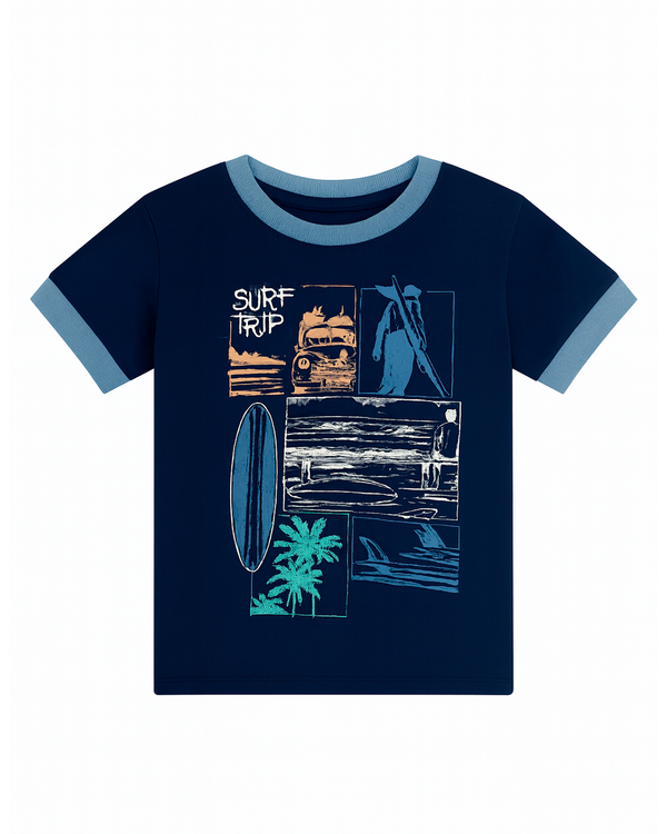 Camiseta Azul Surf Trip