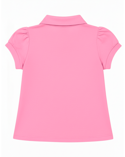 Blusa Rosa con Detalle Arcoíris