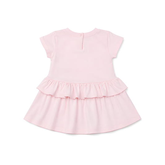 VESTIDO BEBE CON PANTY ROSA - COLECCIÓN VIBRAS URBANAS