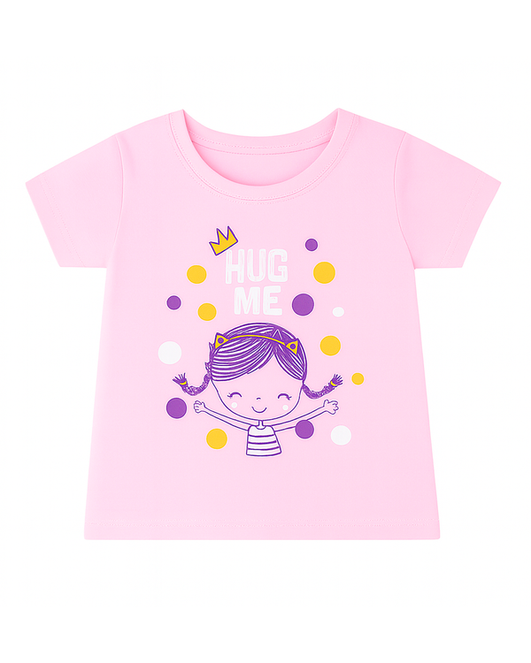 Blusa básica para recien nacida niña Rosa
