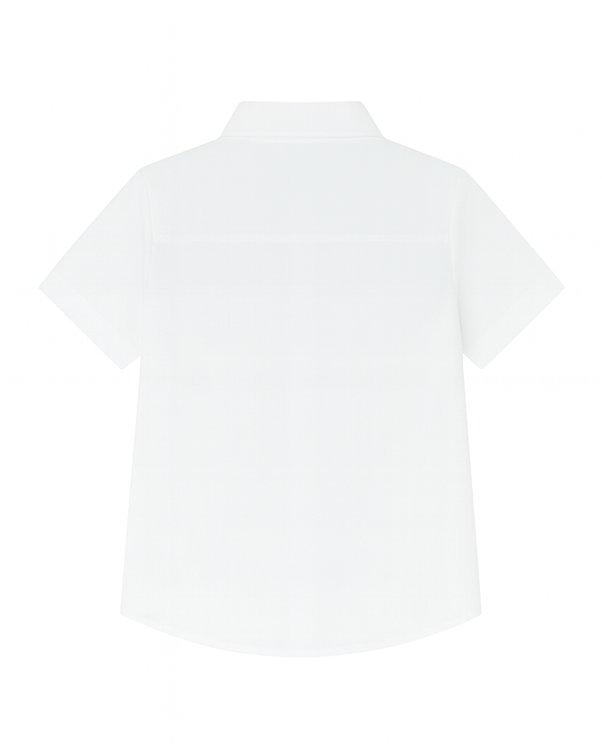 Camisa blanca con bordado de monociclo