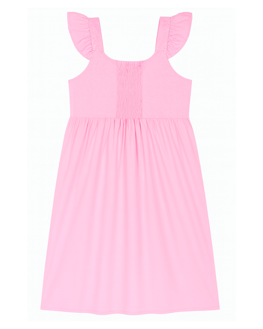 Vestido Rosa con Tirantes