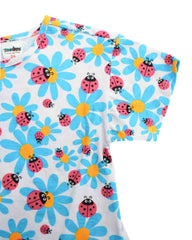 Blusa para recien nacida niña Mariquitas