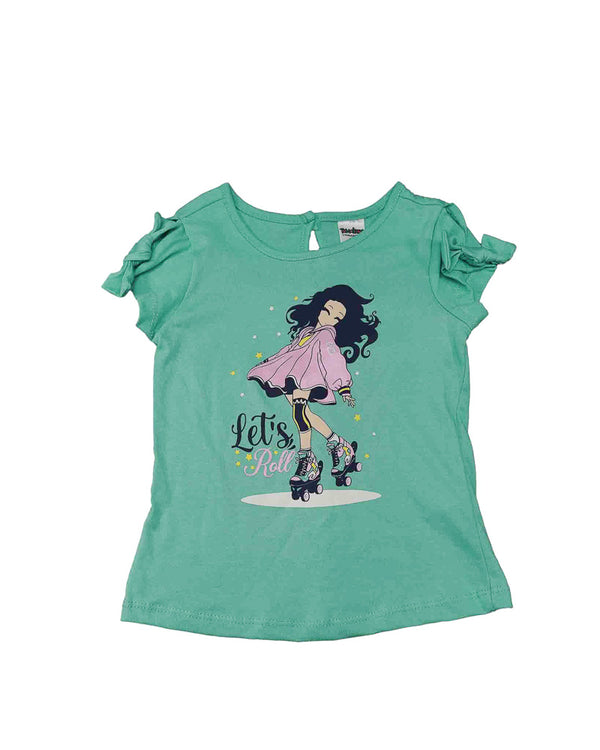 Blusa para recien nacida niña Verde Espuma