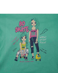 Blusa para niña Verde Espuma