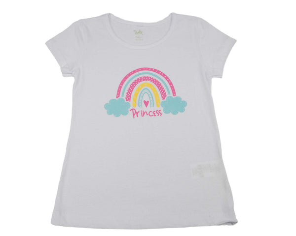 Blusa basica para niña Blanca