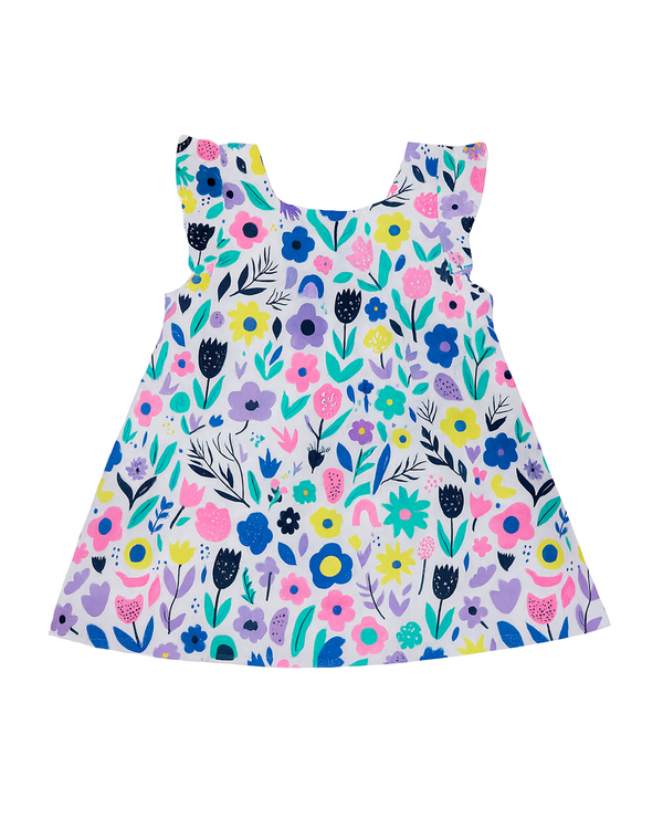 VESTIDO FLORES MULTICOLOR