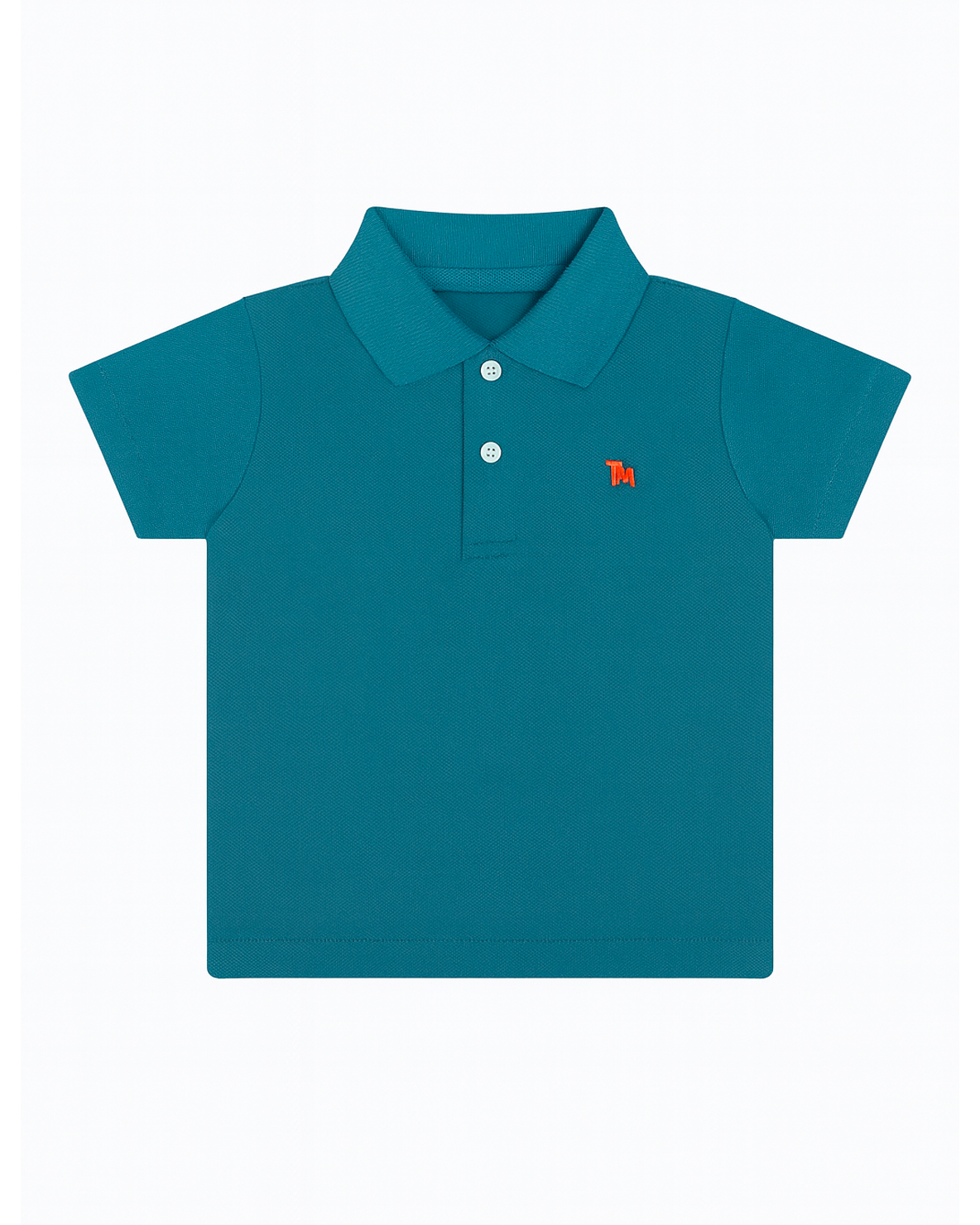 Polo basico Para niño Turquesa