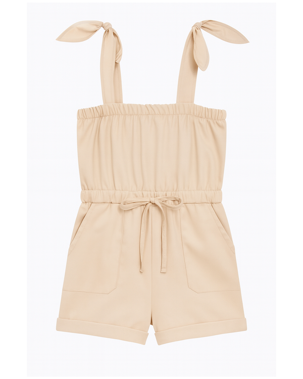 Enterizo Beige para Niña