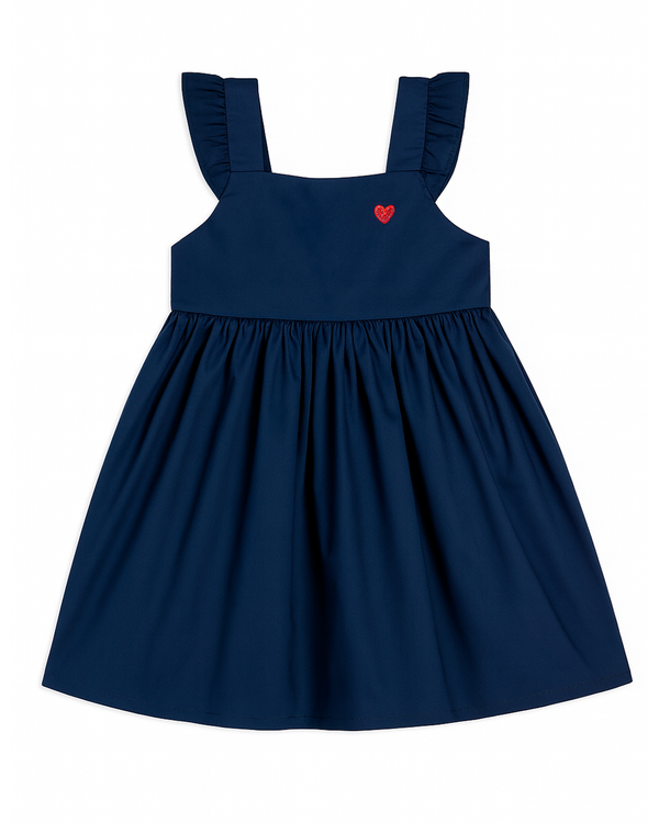 Vestido Azul con Tirantes