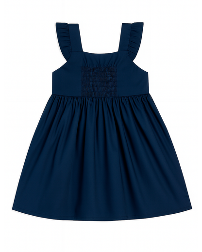 Vestido Azul con Tirantes