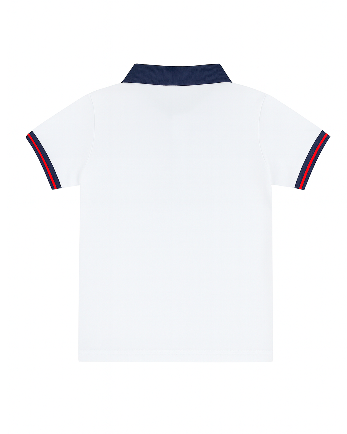 Polo Blanco Rayas Marinas TM